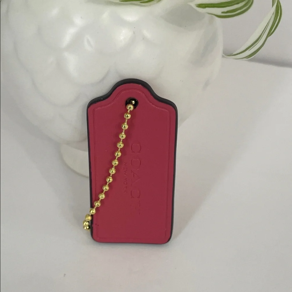 Coach Gold Foil Rexy Hang Tag Key Fob Hangtag - Picture 4 of 7